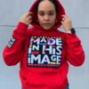 Made In His Image Unisex Hoodie Red