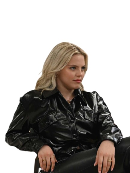 Mean Girls Regina George Black Leather Jacket