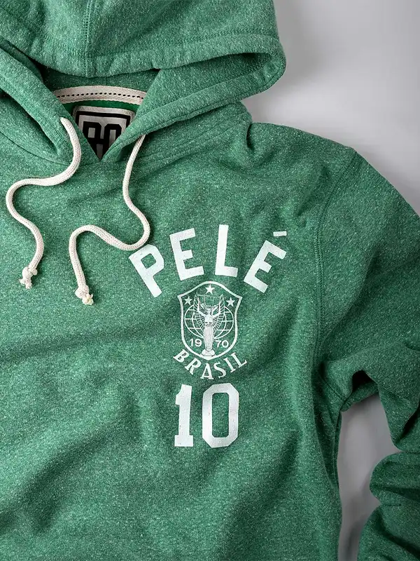 Pelé Brasil Green Hoodie