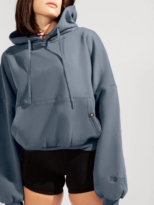 Popflex Cloud Denim Blue Pullover Hoodie