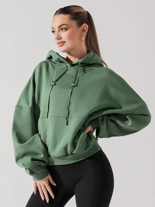 Popflex Cloud Green Pullover Hoodie