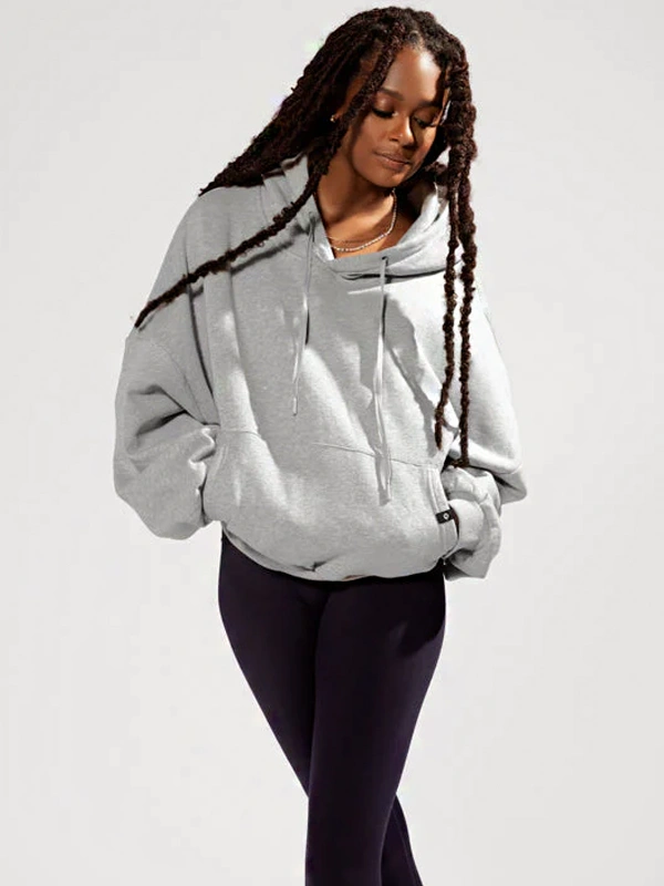 Popflex Cloud Grey Pullover Hoodie