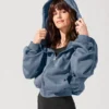 Popflex Zip Cloud Blue Hoodie