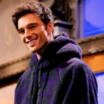 SNL Jacob Elordi Rose Print Fleece Hoodie