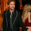 Ryan Gosling Black Suit Golden Globe