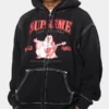 SUPREME TRUE RELIGION BLACK HOODIE