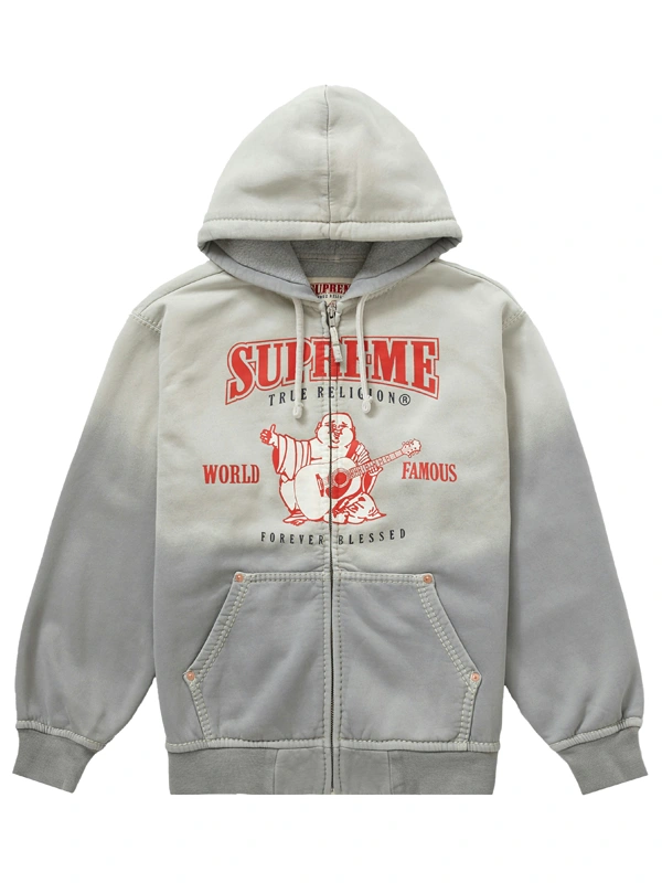 SUPREME TRUE RELIGION GREY HOODIE