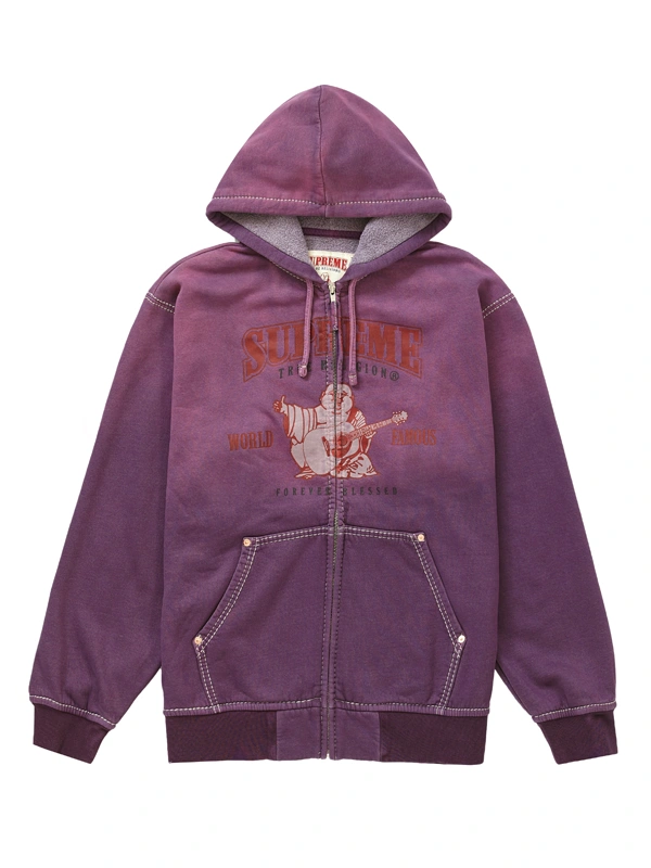 SUPREME TRUE RELIGION PURPLE HOODIE