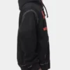 SUPREME X TRUE RELIGION BLACK ZIP UP HOODIE