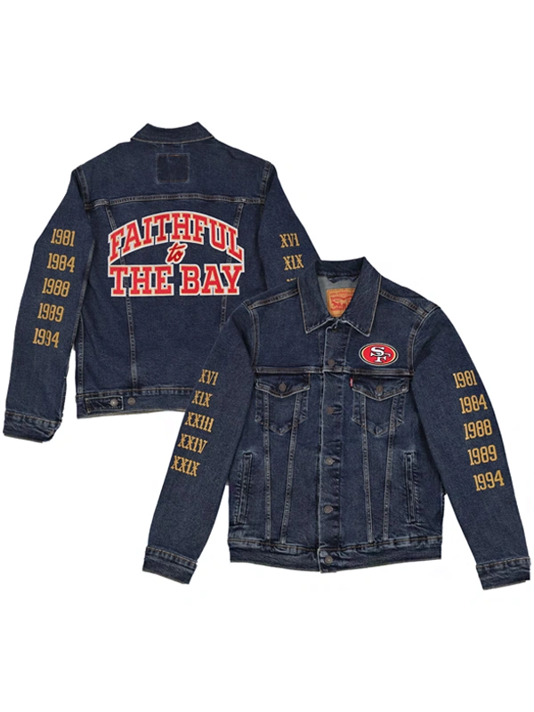 San Francisco 49ers Faithful To The Bay Denim Trucker Jacket