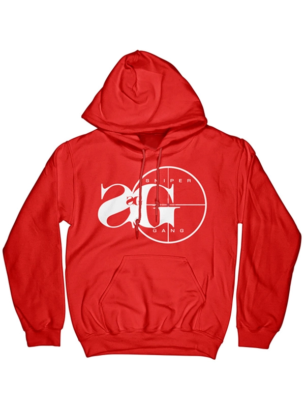 Sniper Gang Red Hoodie