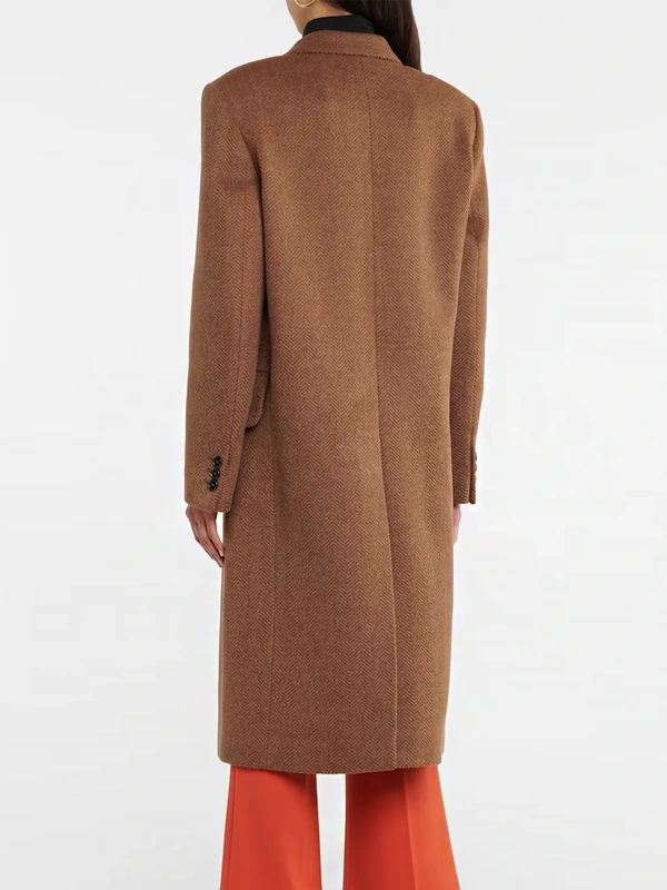 Stella McCartney Brown Wool Coat Taylor Swift