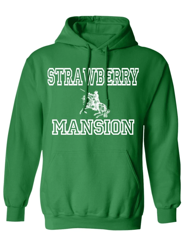 Strawberry Mansion Green Hoodie