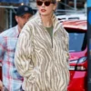 Taylor Swift Animal Polar Fleece Beige Jacket