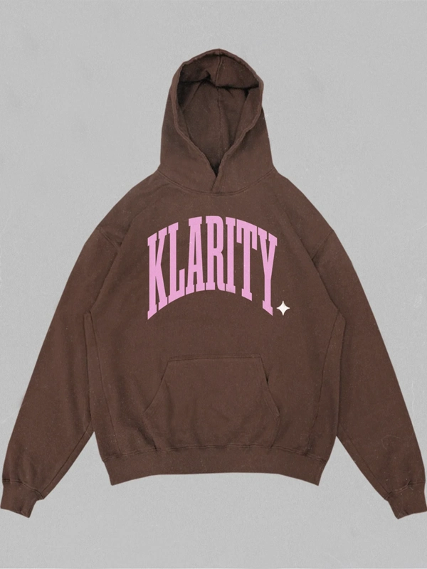 klarity brown hoodie