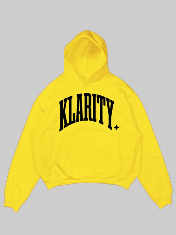 klarity yellow hoodie