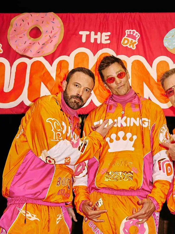 Ben Affleck Dunkin Donuts Jacket Super Bowl