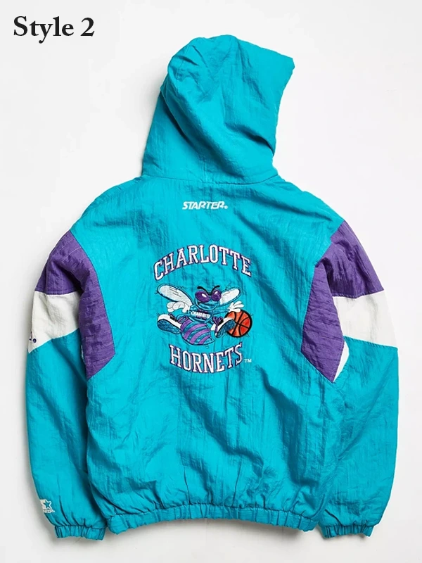 Vintage Charlotte sale Hornets Starter Jacket