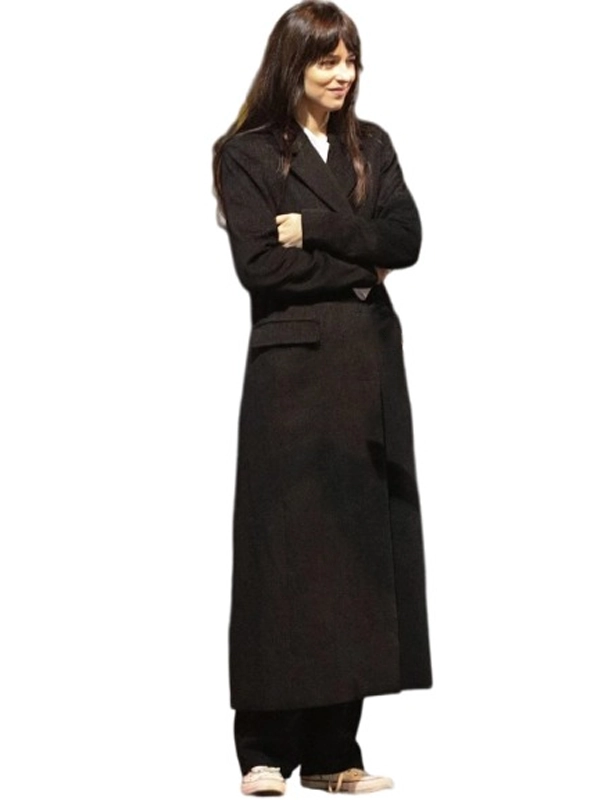 Dakota Johnson Madame Web Black Coat