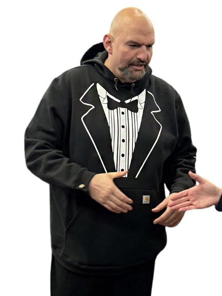 John Fetterman Tuxedo Hoodie