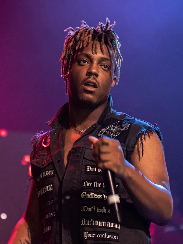 Juice Wrld Denim Patch Vest