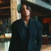 Kelly Rowland Mea Culpa Black Trench Coat