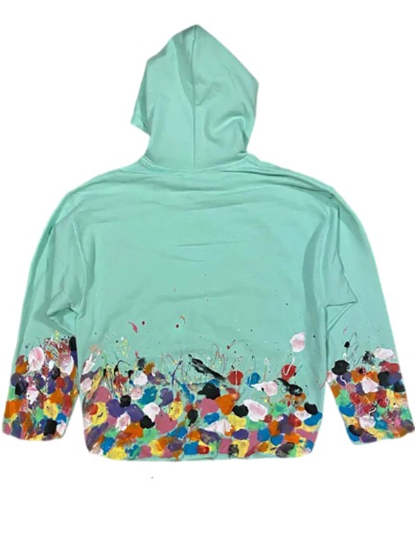 LWR Depressed Artist Green Pullover Hoodie