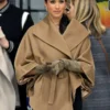 Meghan Markle Brown Cape Coat