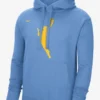 Nike WNBA Blue Fleece Pullover Hoodie