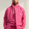 OVO Pink Valentine Varsity Jacket