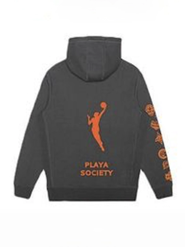 Playa Society WNBA Collegiate Grey Hoodie