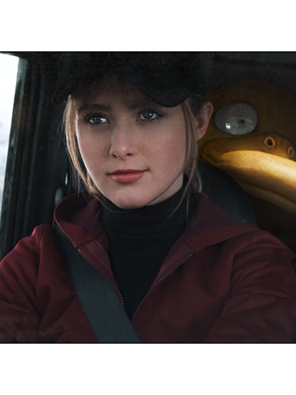 Lucy Stevens Pokémon Detective Pikachu Red Jacket