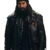 Sixty Minutes José Barros Black Leather Jacket