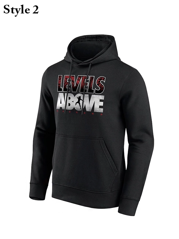 WWE Roman Reigns Levels Above Black Hoodie