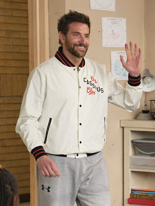 Abbott Elementary Bradley Cooper White Jacket