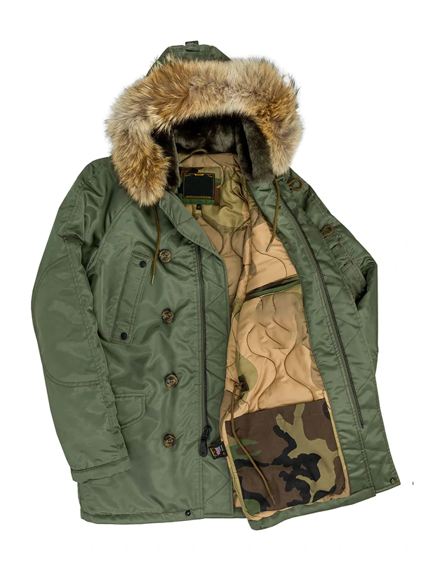 Alpha Industries N3B Parka Jacket Green