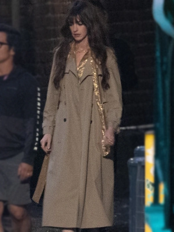 Anne Hathaway The Idea of You Beige Trench Coat