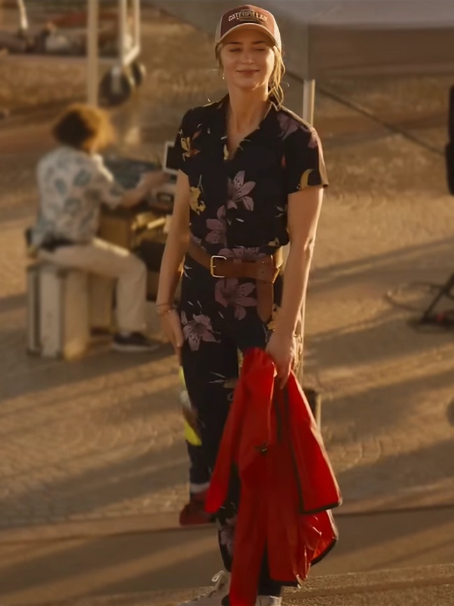 Emily Blunt The Fall Guy Floral Jumpsuit