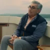 Eugene Levy Reluctant Traveler Black Quilted Vest