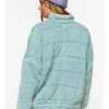 Forever 21 Quilted Jacket Blue