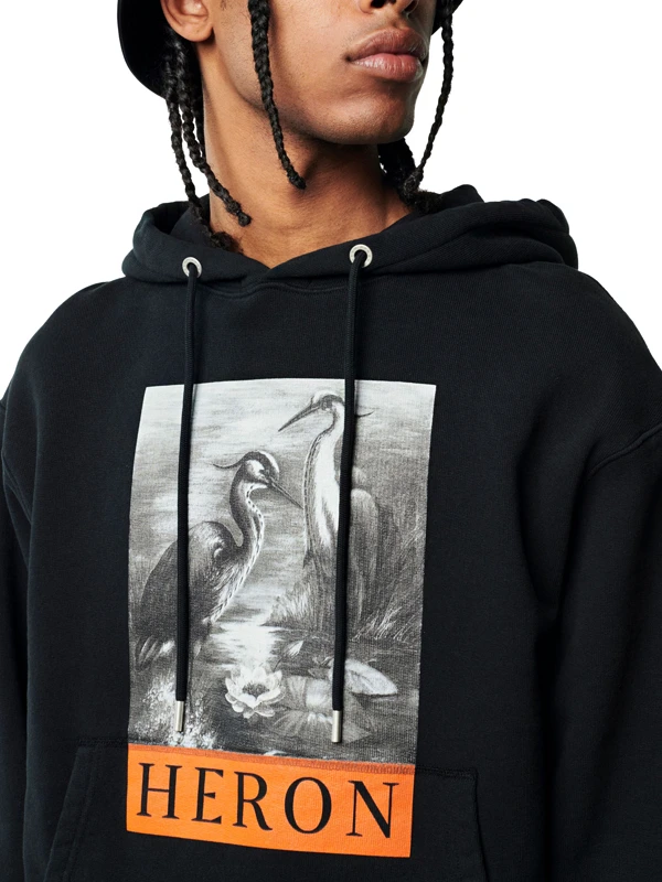 Heron Preston Hoodie Black