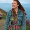 Irish Wish Lindsay Lohan Blue Denim Jacket