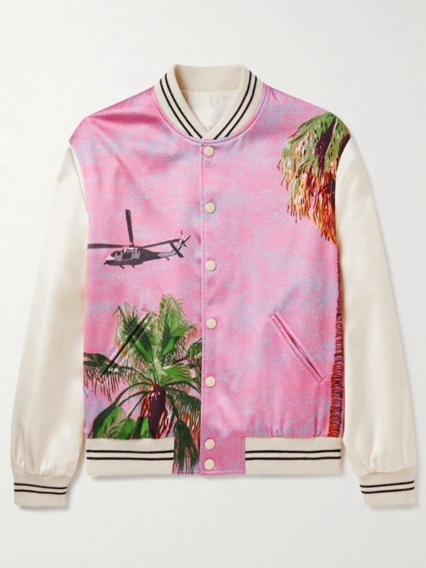 John Legend The Voice S25 Pink Bomber Jacket