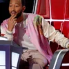 John Legend The Voice S25 Pink Printed Bomber Jacket