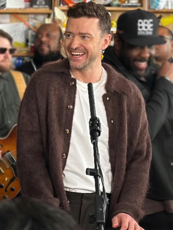 Justin Timberlake Brown Jacket