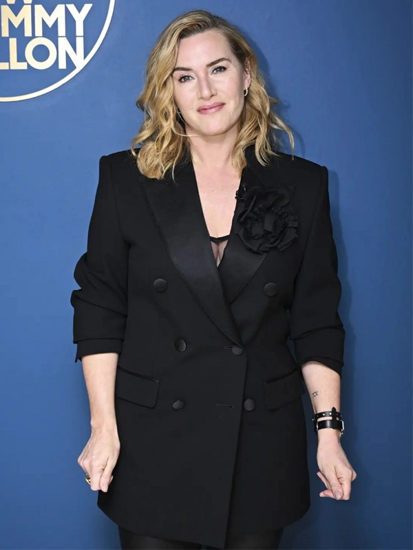 Kate Winslet The Tonight Show Black Blazer