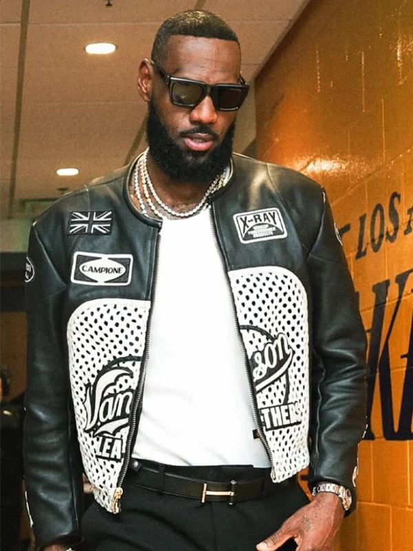 Lebron James Aime Leon Career 40k Leather Jacket