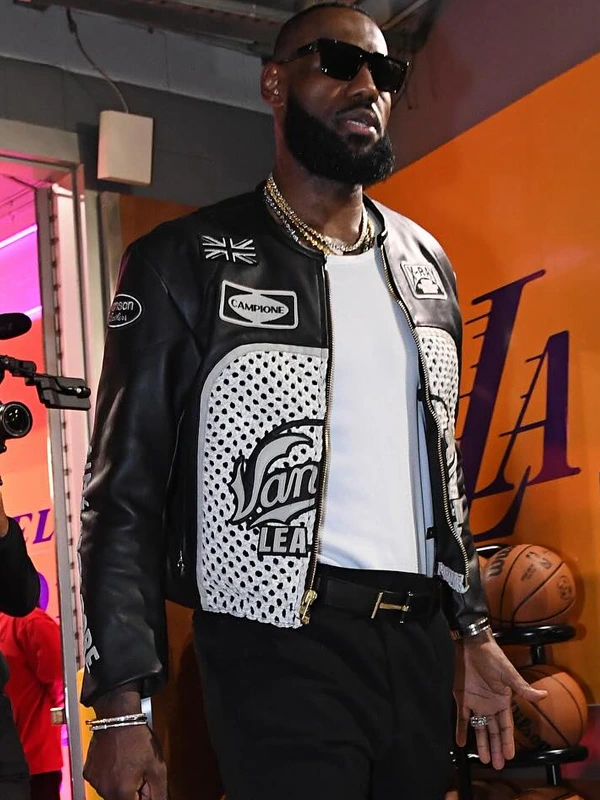 Lebron James Aime Leon Career 40k Leather Jacket