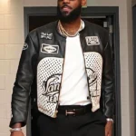 Lakers Lebron James Aime Leon Career 40k Leather Jacket