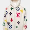 Louis Vuitton Multicolor Monogram Mink Fur Jacket